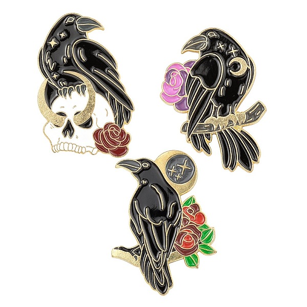PandaHall 3Pcs 3 Style Creative Zinc Alloy Brooches, Enamel Pin, with Iron Butterfly Clutches or Rubber Clutches, Bird, Golden, Mixed Color..., Multicolor
PandaHall 3Pcs 3 Style Creative Zinc Alloy Brooches, Enamel Pin, with Iron Butterfly Clutches or Rubber Clutches, Bird, Golden, Mixed Color..., Multicolor