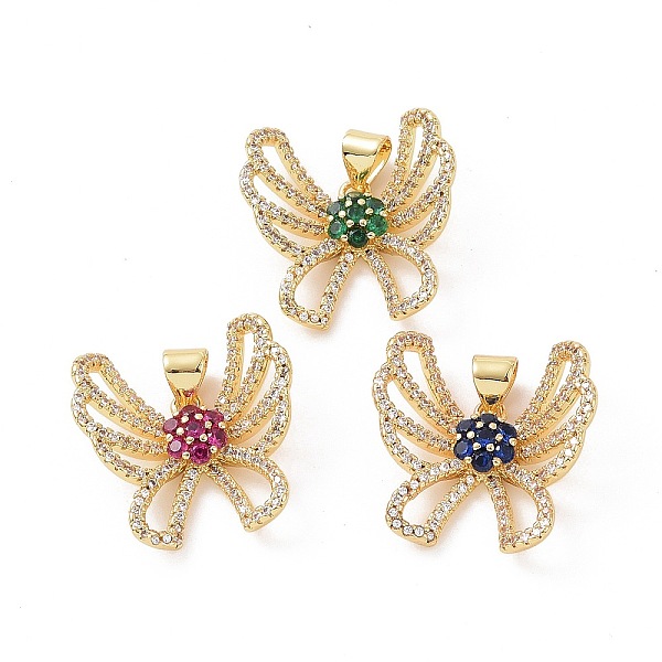 PandaHall Brass Micro Pave Cubic Zirconia Pendants, Real 18K Gold Plated, Hollow Butterfly with Flower Charm, Mixed Color, 20.5x20.5x4.5mm..., Multicolor
PandaHall Brass Micro Pave Cubic Zirconia Pendants, Real 18K Gold Plated, Hollow Butterfly with Flower Charm, Mixed Color, 20.5x20.5x4.5mm..., Multicolor