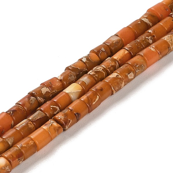 PandaHall Synthetic Regalite/Imperial Jasper/Sea Sediment Jasper Beads Strands, Dyed, Column, Chocolate, 4x4mm, Hole: 0.9mm, about..., Brown
PandaHall Synthetic Regalite/Imperial Jasper/Sea Sediment Jasper Beads Strands, Dyed, Column, Chocolate, 4x4mm, Hole: 0.9mm, about..., Brown