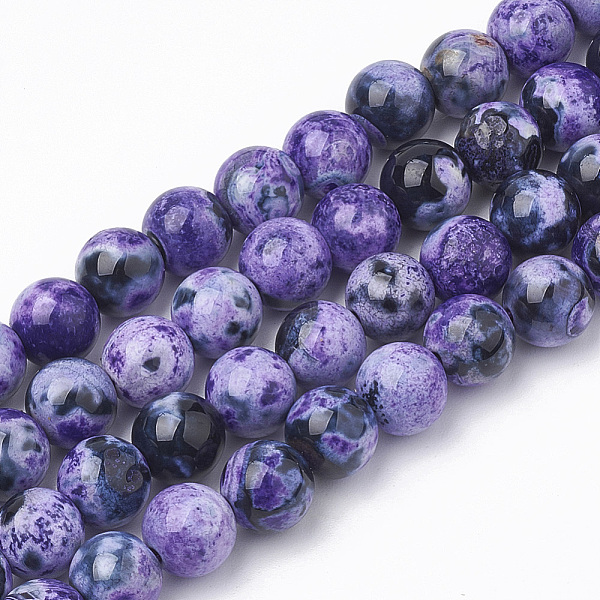 PandaHall Dyed Natural Fire Crackle Agate Beads Strands, Round, Blue Violet, 8~8.5mm, Hole: 1mm, about 48pcs/strand, 14.9 inch Fire Crackle..., Purple
PandaHall Dyed Natural Fire Crackle Agate Beads Strands, Round, Blue Violet, 8~8.5mm, Hole: 1mm, about 48pcs/strand, 14.9 inch Fire Crackle..., Purple