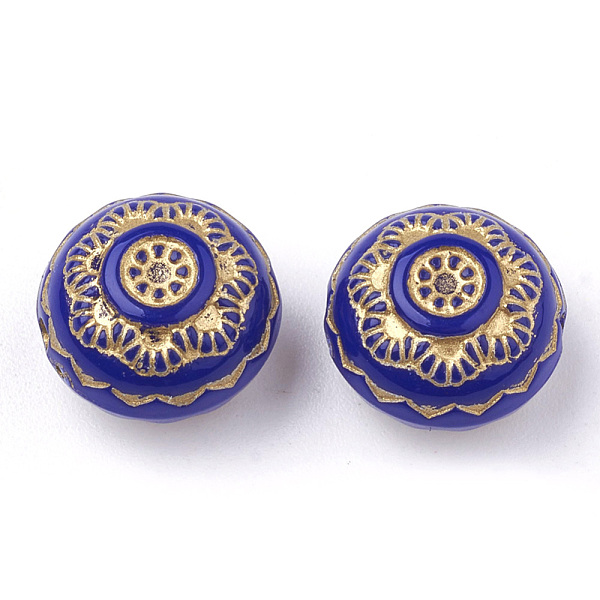 PandaHall Plating Acrylic Beads, Metal Enlaced, Half Round, Blue, 13x9.5mm, Hole: 1.5mm, about 543pcs/500g Acrylic Half Round Blue
PandaHall Plating Acrylic Beads, Metal Enlaced, Half Round, Blue, 13x9.5mm, Hole: 1.5mm, about 543pcs/500g Acrylic Half Round Blue