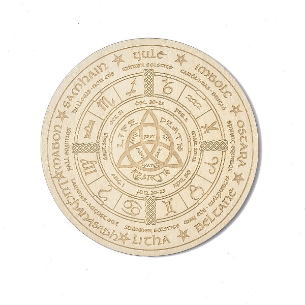 PandaHall Wooden Carved Cup Mats, Heat Resistant Pot Mats, Tarot Theme Pendulum Board, for Home Kitchen, Flat Round, Constellation Pattern..., Orange
PandaHall Wooden Carved Cup Mats, Heat Resistant Pot Mats, Tarot Theme Pendulum Board, for Home Kitchen, Flat Round, Constellation Pattern..., Orange