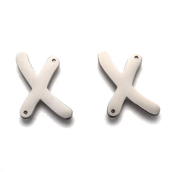 PandaHall 304 Stainless Steel Links Connectors, Letter, Letter.X, 18x13.5x1.5mm, Hole: 0.9mm 304 Stainless Steel Letter X
PandaHall 304 Stainless Steel Links Connectors, Letter, Letter.X, 18x13.5x1.5mm, Hole: 0.9mm 304 Stainless Steel Letter X