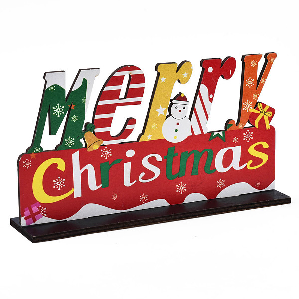 PandaHall Wood Tabletop Display Decorations, Xmas Table Centerpiece Sign, Christmas Theme, Word Merry Christmas, Mixed Color, Finished..., Multicolor
PandaHall Wood Tabletop Display Decorations, Xmas Table Centerpiece Sign, Christmas Theme, Word Merry Christmas, Mixed Color, Finished..., Multicolor