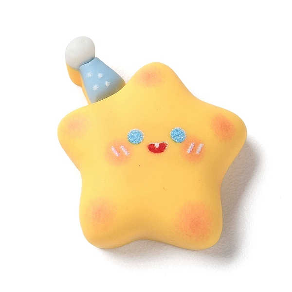 PandaHall Opaque Resin Cabochons, Cartoon Cabochons, Star, 25x22.5x8.5mm Resin Star Gold
PandaHall Opaque Resin Cabochons, Cartoon Cabochons, Star, 25x22.5x8.5mm Resin Star Gold