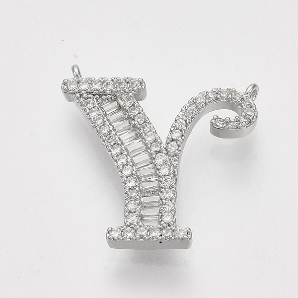 PandaHall Real Platinum Plated Brass Pendants, with Clear Cubic Zirconia, Letter, Nickel Free, Letter.Y, 17.5x17.5x2.5mm, Hole: 0.8mm...
PandaHall Real Platinum Plated Brass Pendants, with Clear Cubic Zirconia, Letter, Nickel Free, Letter.Y, 17.5x17.5x2.5mm, Hole: 0.8mm...