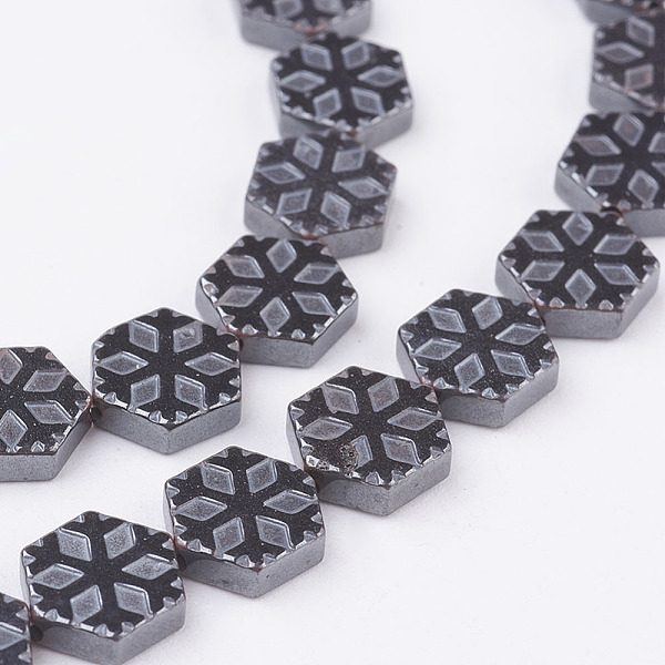 PandaHall Non-magnetic Synthetic Hematite Beads Strands, Snowflake, 8x8x2.5mm, Hole: 1mm, about 47pcs/strand, 15.5 inch(39.5cm) Non-magnetic...
PandaHall Non-magnetic Synthetic Hematite Beads Strands, Snowflake, 8x8x2.5mm, Hole: 1mm, about 47pcs/strand, 15.5 inch(39.5cm) Non-magnetic...