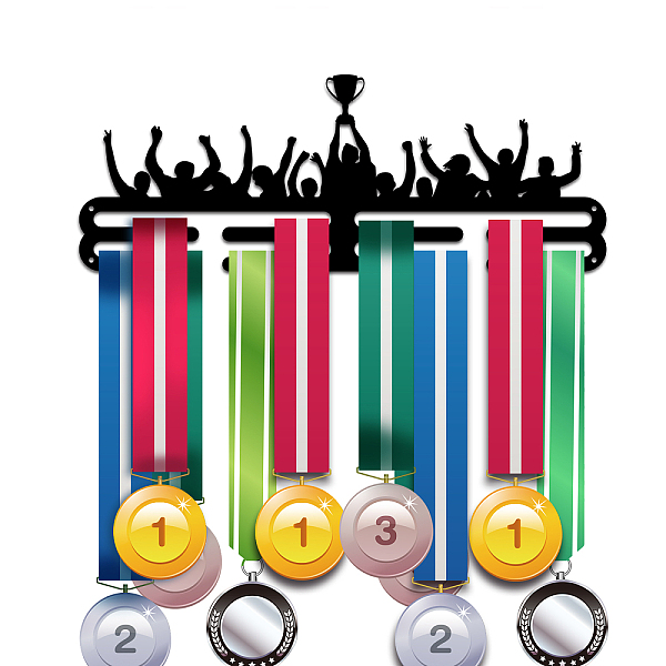 PandaHall Fashion Iron Medal Hanger Holder Display Wall Rack, with Screws, Sports Theme, Human Pattern, 150x400mm Iron Human
PandaHall Fashion Iron Medal Hanger Holder Display Wall Rack, with Screws, Sports Theme, Human Pattern, 150x400mm Iron Human