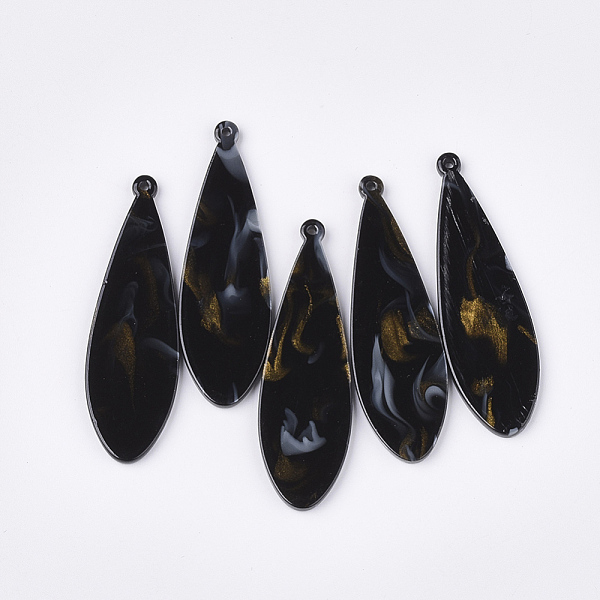 PandaHall Cellulose Acetate(Resin) Big Pendants, Teardrop, Black, 51x16x2.5mm, Hole: 1.4mm Cellulose Acetate Teardrop Black
PandaHall Cellulose Acetate(Resin) Big Pendants, Teardrop, Black, 51x16x2.5mm, Hole: 1.4mm Cellulose Acetate Teardrop Black