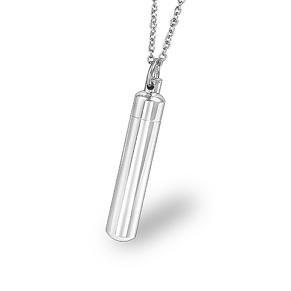 PandaHall Stainless Steel Column Pendant Necklaces, Urn Ashes Necklaces, Stainless Steel Color, no size Stainless Steel Column
PandaHall Stainless Steel Column Pendant Necklaces, Urn Ashes Necklaces, Stainless Steel Color, no size Stainless Steel Column