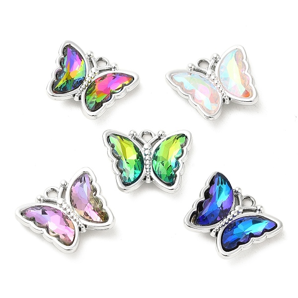 PandaHall Glass Pendants, with Alloy Findings, Butterfly, Silver, 19.5x23x5mm, Hole: 2mm Alloy+Glass Butterfly Multicolor
PandaHall Glass Pendants, with Alloy Findings, Butterfly, Silver, 19.5x23x5mm, Hole: 2mm Alloy+Glass Butterfly Multicolor