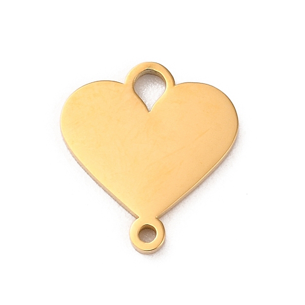 PandaHall 304 Stainless Steel Heart Connector Charms, Golden, 14x13x1.5mm, Hole: 2mm 304 Stainless Steel Heart Gold
PandaHall 304 Stainless Steel Heart Connector Charms, Golden, 14x13x1.5mm, Hole: 2mm 304 Stainless Steel Heart Gold