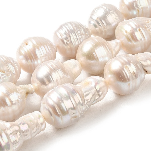 PandaHall Natural Nucleated Pearl Beads Strands, Grade 4A-11, Peanut, Old Lace, 14~29x13~15.5mm, Hole: 0.7mm, about 20pcs/strand, 16.18''...
PandaHall Natural Nucleated Pearl Beads Strands, Grade 4A-11, Peanut, Old Lace, 14~29x13~15.5mm, Hole: 0.7mm, about 20pcs/strand, 16.18''...