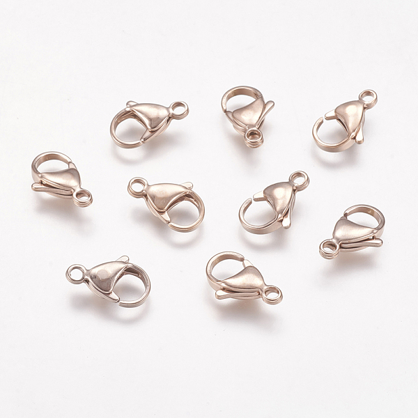 PandaHall Ion Plating(IP) 304 Stainless Steel Lobster Claw Clasps, Parrot Trigger Clasps, Rose Gold, 15x9x4mm 304 Stainless Steel Others
PandaHall Ion Plating(IP) 304 Stainless Steel Lobster Claw Clasps, Parrot Trigger Clasps, Rose Gold, 15x9x4mm 304 Stainless Steel Others