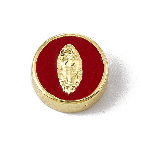 PandaHall Real 18K Gold Plated Brass Enamel Beads, Long-Lasting Plated, Religion, Cadmium Free & Lead Free, Flat Round with Virgin Mary..., Red
PandaHall Real 18K Gold Plated Brass Enamel Beads, Long-Lasting Plated, Religion, Cadmium Free & Lead Free, Flat Round with Virgin Mary..., Red