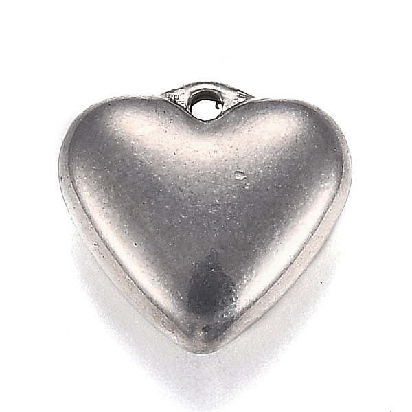 PandaHall 304 Stainless Steel Charms, Heart, Stainless Steel Color, 14x15x5mm, Hole: 1.5mm 304 Stainless Steel Heart
PandaHall 304 Stainless Steel Charms, Heart, Stainless Steel Color, 14x15x5mm, Hole: 1.5mm 304 Stainless Steel Heart