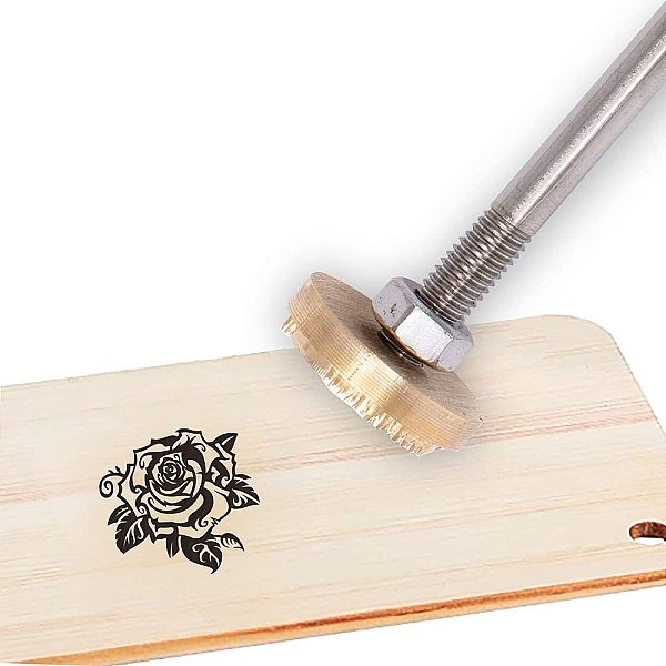 PandaHall Stamping Embossing Soldering Brass with Stamp, for Cake/Wood, Flower Pattern, 30mm Brass Flower
PandaHall Stamping Embossing Soldering Brass with Stamp, for Cake/Wood, Flower Pattern, 30mm Brass Flower