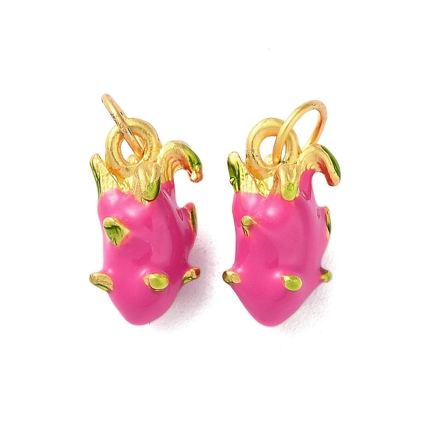 PandaHall Alloy Enamel Pendants, with Jump Ring, Cadmium Free & Nickel Free & Lead Free, Matte Gold Color, Pitaya, 15x9x9mm, Hole: 5mm...
PandaHall Alloy Enamel Pendants, with Jump Ring, Cadmium Free & Nickel Free & Lead Free, Matte Gold Color, Pitaya, 15x9x9mm, Hole: 5mm...
