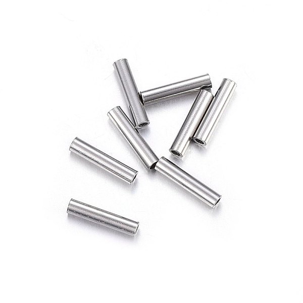 PandaHall 201 Stainless Steel Tube Beads, Stainless Steel Color, 7x1.5mm, Hole: 1mm 201 Stainless Steel Tube
PandaHall 201 Stainless Steel Tube Beads, Stainless Steel Color, 7x1.5mm, Hole: 1mm 201 Stainless Steel Tube