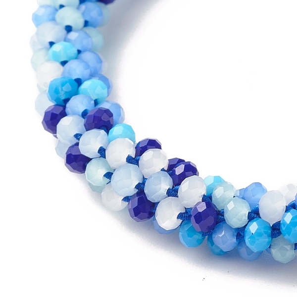PandaHall Bling Glass Beads Braided Stretch Bracelet, Crochet Glass Beads Nepal Bracelet for Women, Blue, Inner Diameter: 1-7/8 inch(4.8cm)...
PandaHall Bling Glass Beads Braided Stretch Bracelet, Crochet Glass Beads Nepal Bracelet for Women, Blue, Inner Diameter: 1-7/8 inch(4.8cm)...