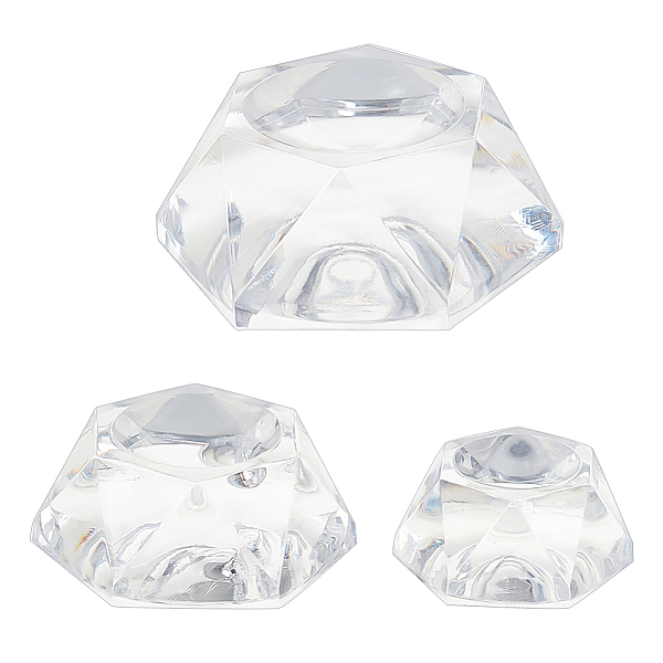 PandaHall 3Pcs 3 Style Hexagon Shape Acrylic Display Base Stand Holder for Crystal Ball, Crystal Sphere Stand, Clear, 34~58x15~21mm...
PandaHall 3Pcs 3 Style Hexagon Shape Acrylic Display Base Stand Holder for Crystal Ball, Crystal Sphere Stand, Clear, 34~58x15~21mm...