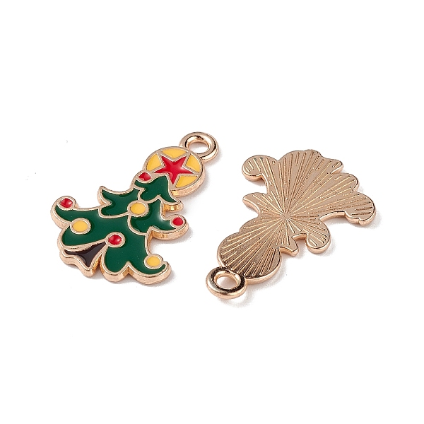 PandaHall Christmas Alloy Enamel Pendants, Christmas Tree with Star Charm, Light Gold, Dark Slate Gray, 21.5x14x1mm, Hole: 2mm Brass...
PandaHall Christmas Alloy Enamel Pendants, Christmas Tree with Star Charm, Light Gold, Dark Slate Gray, 21.5x14x1mm, Hole: 2mm Brass...