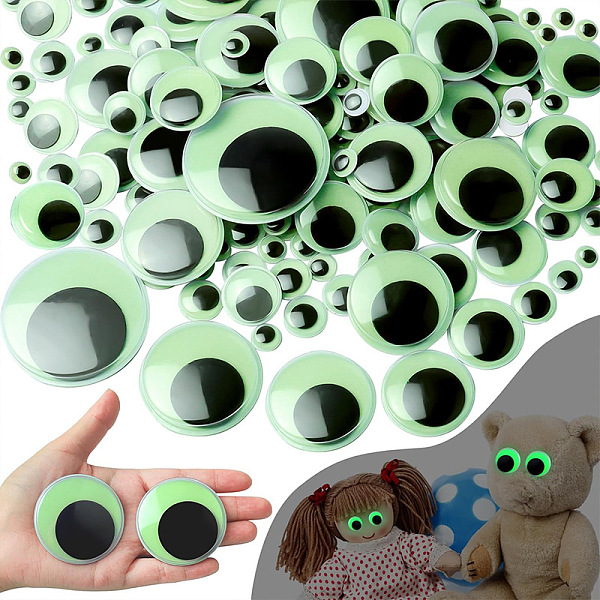 PandaHall Luminous Plastic Craft Eye Cabochons, Glow in the Dark, for DIY Doll Toys Puppet Plush Animal Making, Sea Green, 10mm Plastic Flat...
PandaHall Luminous Plastic Craft Eye Cabochons, Glow in the Dark, for DIY Doll Toys Puppet Plush Animal Making, Sea Green, 10mm Plastic Flat...