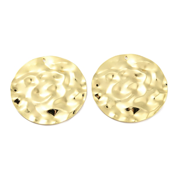 PandaHall Rack Plating Eco-Friendly Brass Pendants, Cadmium Free & Lead Free, Textured Flat Round Charm, Real 18K Gold Plated, 40x1.5mm...
PandaHall Rack Plating Eco-Friendly Brass Pendants, Cadmium Free & Lead Free, Textured Flat Round Charm, Real 18K Gold Plated, 40x1.5mm...