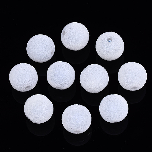 PandaHall Flocky Acrylic Beads, Bead in Bead, Round, Alice Blue, 12x11mm, Hole: 2mm Acrylic Round
PandaHall Flocky Acrylic Beads, Bead in Bead, Round, Alice Blue, 12x11mm, Hole: 2mm Acrylic Round