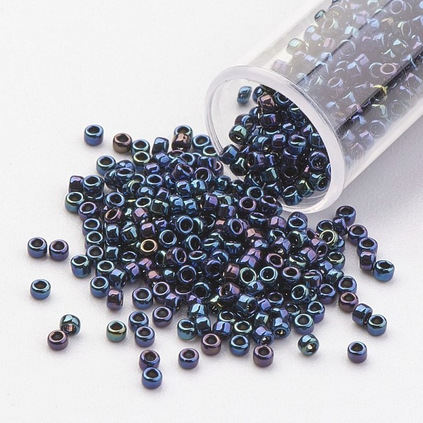PandaHall TOHO Japan Seed Beads, 15/0 Import Opaque Glass Round Hole Rocailles, Steel Blue, 1.5x1mm, Hole: 0.5mm Glass Blue
PandaHall TOHO Japan Seed Beads, 15/0 Import Opaque Glass Round Hole Rocailles, Steel Blue, 1.5x1mm, Hole: 0.5mm Glass Blue