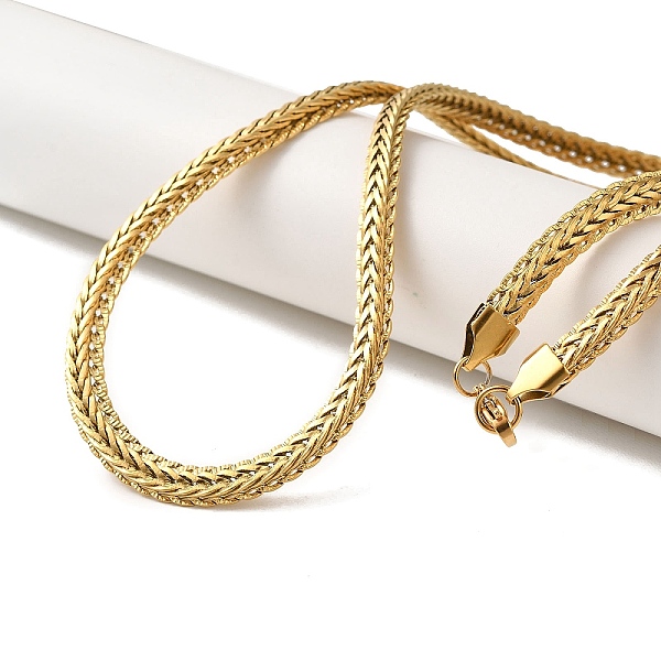 PandaHall Ion Plating(IP) 304 Stainless Steel Snake Chain Necklaces, Golden, 23.62x0.26 inch(60x0.65cm) 304 Stainless Steel
PandaHall Ion Plating(IP) 304 Stainless Steel Snake Chain Necklaces, Golden, 23.62x0.26 inch(60x0.65cm) 304 Stainless Steel