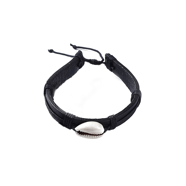 PandaHall Adjustable Cowhide Leather Cord Braided Bracelets, with Cowrie Shell Beads and Nylon Thread Cord, Burlap Paking Pouches Drawstring..., Black
PandaHall Adjustable Cowhide Leather Cord Braided Bracelets, with Cowrie Shell Beads and Nylon Thread Cord, Burlap Paking Pouches Drawstring..., Black