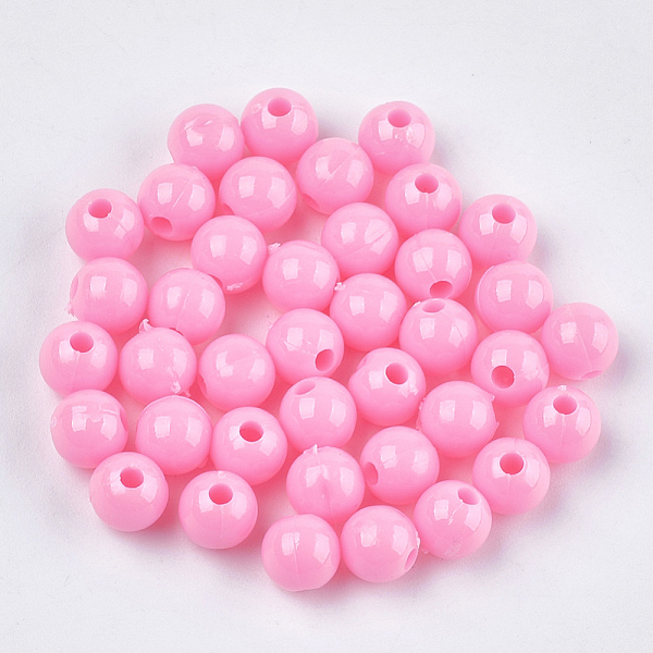 PandaHall Opaque Plastic Beads, Round, Hot Pink, 6x5.5mm, Hole: 1.8mm, about 4790pcs/500g Plastic Round Pink
PandaHall Opaque Plastic Beads, Round, Hot Pink, 6x5.5mm, Hole: 1.8mm, about 4790pcs/500g Plastic Round Pink