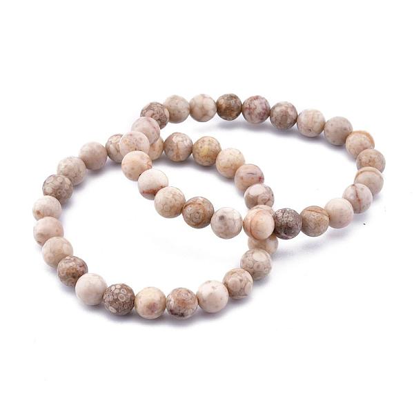 PandaHall Natural Maifanite/Maifan Stone Bead Stretch Bracelets, Round, 2 inch~2-1/8 inch(5.2~5.5cm), Bead: 10mm Maifanite
PandaHall Natural Maifanite/Maifan Stone Bead Stretch Bracelets, Round, 2 inch~2-1/8 inch(5.2~5.5cm), Bead: 10mm Maifanite