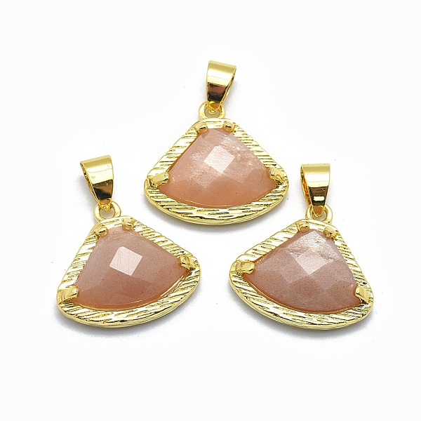PandaHall Natural Sunstone Pendants, with Brass Findings, Triangle, Faceted, Golden, 17.5x19x6.5mm, Hole: 3.5x5mm Sunstone Triangle
PandaHall Natural Sunstone Pendants, with Brass Findings, Triangle, Faceted, Golden, 17.5x19x6.5mm, Hole: 3.5x5mm Sunstone Triangle