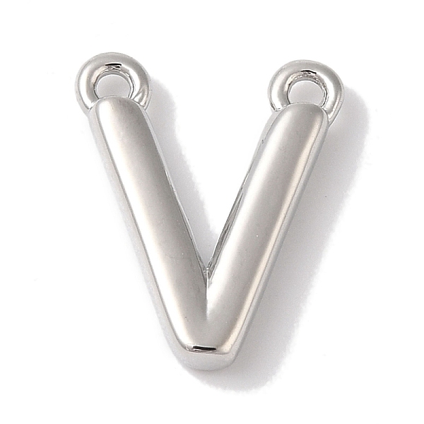 PandaHall Rack Plating Brass Pendants, Long-Lasting Plated, Lead Free & Cadmium Free, Letter Charms, Platinum, Letter V, 11x9x2mm, Hole: 1mm...
PandaHall Rack Plating Brass Pendants, Long-Lasting Plated, Lead Free & Cadmium Free, Letter Charms, Platinum, Letter V, 11x9x2mm, Hole: 1mm...