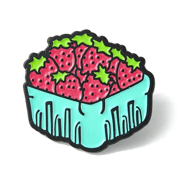 PandaHall Black Alloy Brooches, Enamel Pins, for Backpack Cloth, Strawberry Basket, Strawberry, 28.5x30.5x1.5mm Alloy Strawberry
PandaHall Black Alloy Brooches, Enamel Pins, for Backpack Cloth, Strawberry Basket, Strawberry, 28.5x30.5x1.5mm Alloy Strawberry