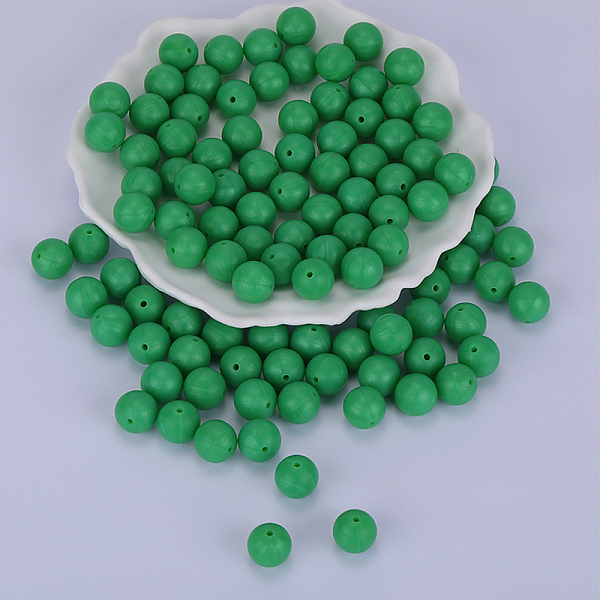 PandaHall Round Silicone Focal Beads, Chewing Beads For Teethers, DIY Nursing Necklaces Making, Sea Green, 15mm, Hole: 2mm Silicone Round
PandaHall Round Silicone Focal Beads, Chewing Beads For Teethers, DIY Nursing Necklaces Making, Sea Green, 15mm, Hole: 2mm Silicone Round