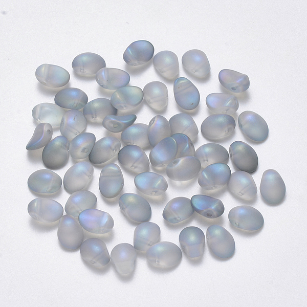 PandaHall Transparent Spray Painted Glass Charms, with Glitter Powder, Oval, Light Grey, 8.5x6x4.5mm, Hole: 1mm Glass Oval Gray
PandaHall Transparent Spray Painted Glass Charms, with Glitter Powder, Oval, Light Grey, 8.5x6x4.5mm, Hole: 1mm Glass Oval Gray