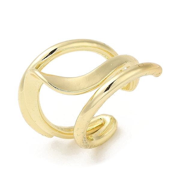PandaHall Brass Open Cuff Rings, Wave Ring for Women, Real 18K Gold Plated, US Size 6 1/4(16.7mm), 6~24mm Brass Others
PandaHall Brass Open Cuff Rings, Wave Ring for Women, Real 18K Gold Plated, US Size 6 1/4(16.7mm), 6~24mm Brass Others