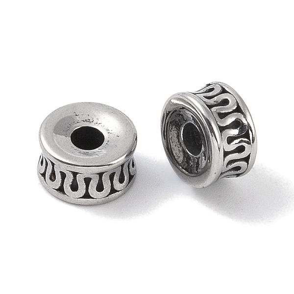 PandaHall 316 Surgical Stainless Steel Spacer Beads, Flat Round, Antique Silver, 8x4.5mm, Hole: 2.5mm 316 Surgical Stainless Steel Flat...
PandaHall 316 Surgical Stainless Steel Spacer Beads, Flat Round, Antique Silver, 8x4.5mm, Hole: 2.5mm 316 Surgical Stainless Steel Flat...