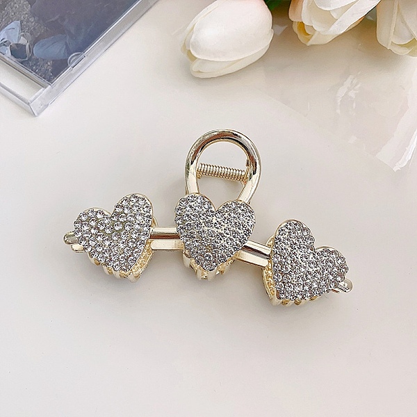 PandaHall Heart Alloy Rhinestone Large Claw Hair Clips, for Women Girls Thick Hair, Crystal, 105mm Alloy Heart Clear
PandaHall Heart Alloy Rhinestone Large Claw Hair Clips, for Women Girls Thick Hair, Crystal, 105mm Alloy Heart Clear