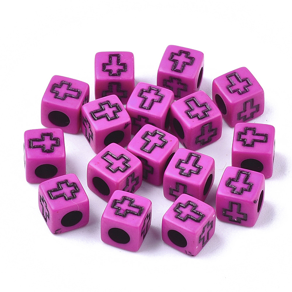 PandaHall Acrylic Beads, Cube with Cross, Magenta, 6x6x6mm, Hole: 3mm, about 30000pcs/5000g Acrylic Cube Pink
PandaHall Acrylic Beads, Cube with Cross, Magenta, 6x6x6mm, Hole: 3mm, about 30000pcs/5000g Acrylic Cube Pink