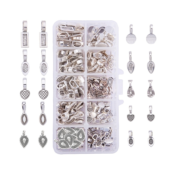 PandaHall Tibetan Style Alloy Glue-on Flat Pad Bails for Pendant Making, Antique Silver, 13.5x7x3cm Alloy
PandaHall Tibetan Style Alloy Glue-on Flat Pad Bails for Pendant Making, Antique Silver, 13.5x7x3cm Alloy