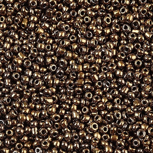 PandaHall 12/0 Metallic Colours Round Glass Seed Beads, Camel, 2mm, Hole: 1mm, about 3304pcs/50g Glass Brown
PandaHall 12/0 Metallic Colours Round Glass Seed Beads, Camel, 2mm, Hole: 1mm, about 3304pcs/50g Glass Brown