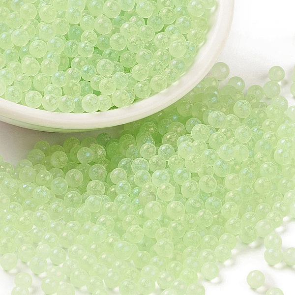 PandaHall Luminous Transparent Glass Seed Round Beads, No Hole/Undrilled, Grade A, Pale Green, 3~3.5mm, about 7500pcs/bag Glass
PandaHall Luminous Transparent Glass Seed Round Beads, No Hole/Undrilled, Grade A, Pale Green, 3~3.5mm, about 7500pcs/bag Glass