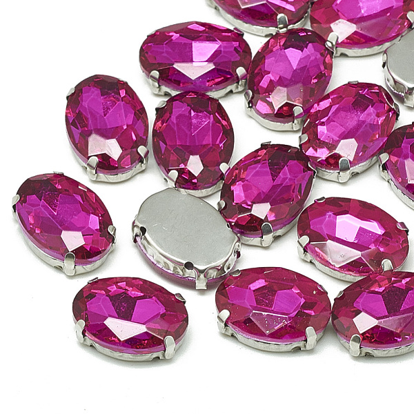 PandaHall Sew on Rhinestone, Multi-strand Links, Glass Rhinestone, with Brass Prong Settings, Garments Accessories, Faceted, Oval, Platinum..., Purple
PandaHall Sew on Rhinestone, Multi-strand Links, Glass Rhinestone, with Brass Prong Settings, Garments Accessories, Faceted, Oval, Platinum..., Purple