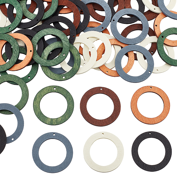PandaHall 60 Pcs 6 Colors Natural Wood Rings, 44mm Handmade Round Wooden Charm Circle Linking Rings Pendant Dyed Wooden Slices for Earring..., Multicolor
PandaHall 60 Pcs 6 Colors Natural Wood Rings, 44mm Handmade Round Wooden Charm Circle Linking Rings Pendant Dyed Wooden Slices for Earring..., Multicolor