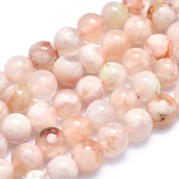 PandaHall Natural Cherry Blossom Agate Beads Strands, Round, 6mm, Hole: 0.6mm, about 68pcs/strand, 15.7 inch(40cm) Cherry Blossom Agate...
PandaHall Natural Cherry Blossom Agate Beads Strands, Round, 6mm, Hole: 0.6mm, about 68pcs/strand, 15.7 inch(40cm) Cherry Blossom Agate...