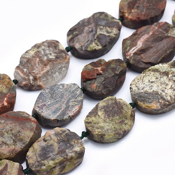 PandaHall Natural Flower Agate Beads Strands, Oval, 15~25x14~20x5~7mm, Hole: 0.8mm, about 18pcs/strand, 16.1 inch(41cm) Flower Agate...
PandaHall Natural Flower Agate Beads Strands, Oval, 15~25x14~20x5~7mm, Hole: 0.8mm, about 18pcs/strand, 16.1 inch(41cm) Flower Agate...